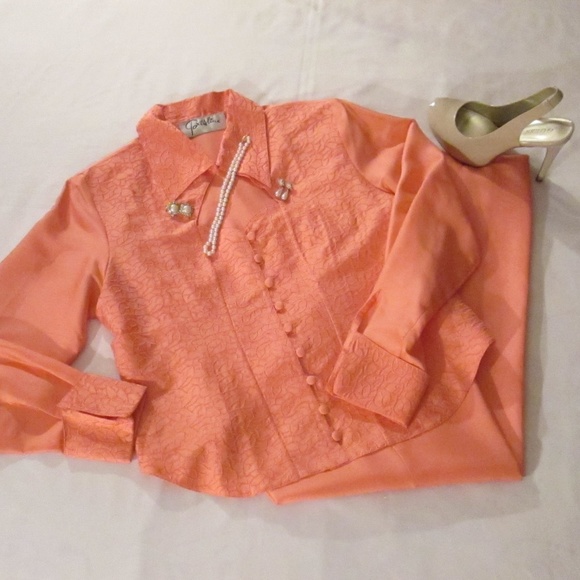 PARISLINE Tops - PARISLINE 100% SILK BLOUSE AND SLACKS – NWOT